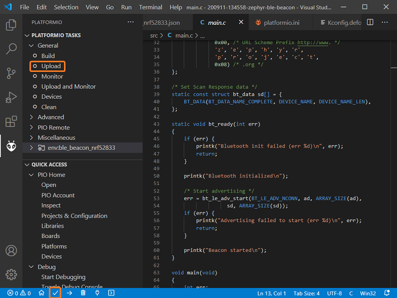 Enabling Platformio And Zephyr On Custom Hardware Zephyr Project